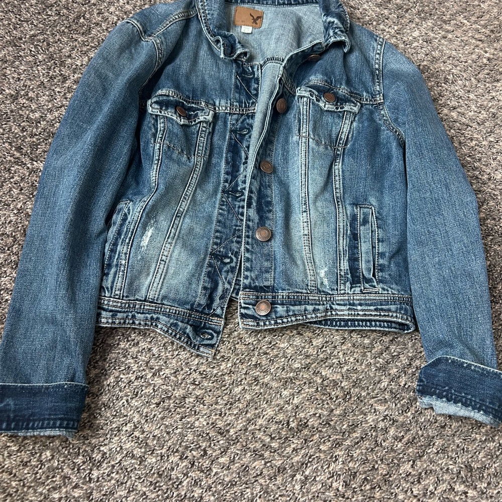 American Eagle Outfitters Blue Jean Jacket
